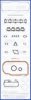 MITSUBISHI ME993318 Full Gasket Set, engine